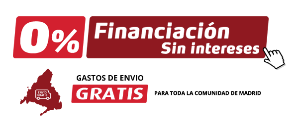 Financiación 0% hasta 24 meses - Envío gratis Madrid