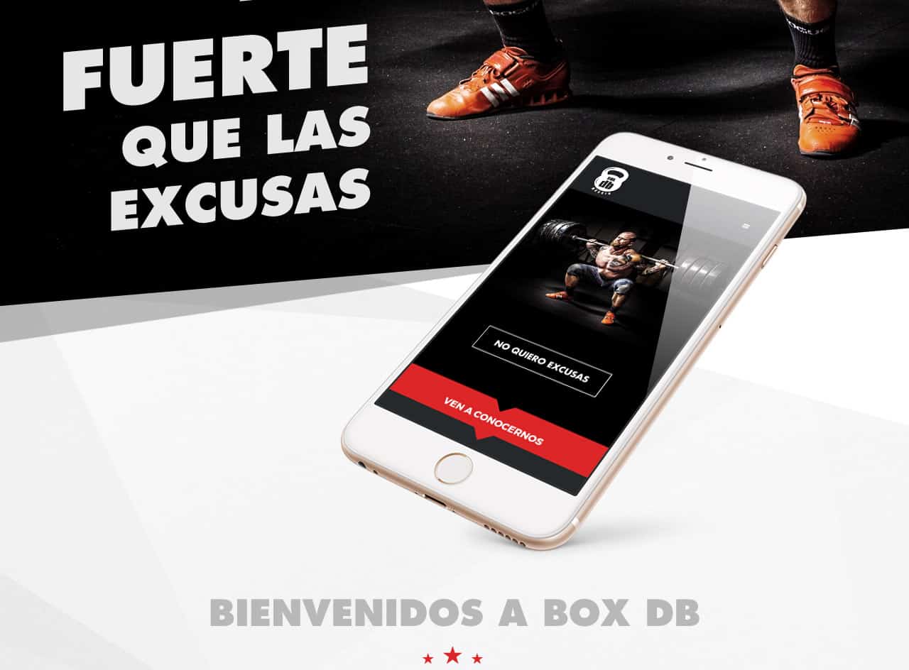 365studio Crossfit db Web Design Diseño Gráfico Identidad