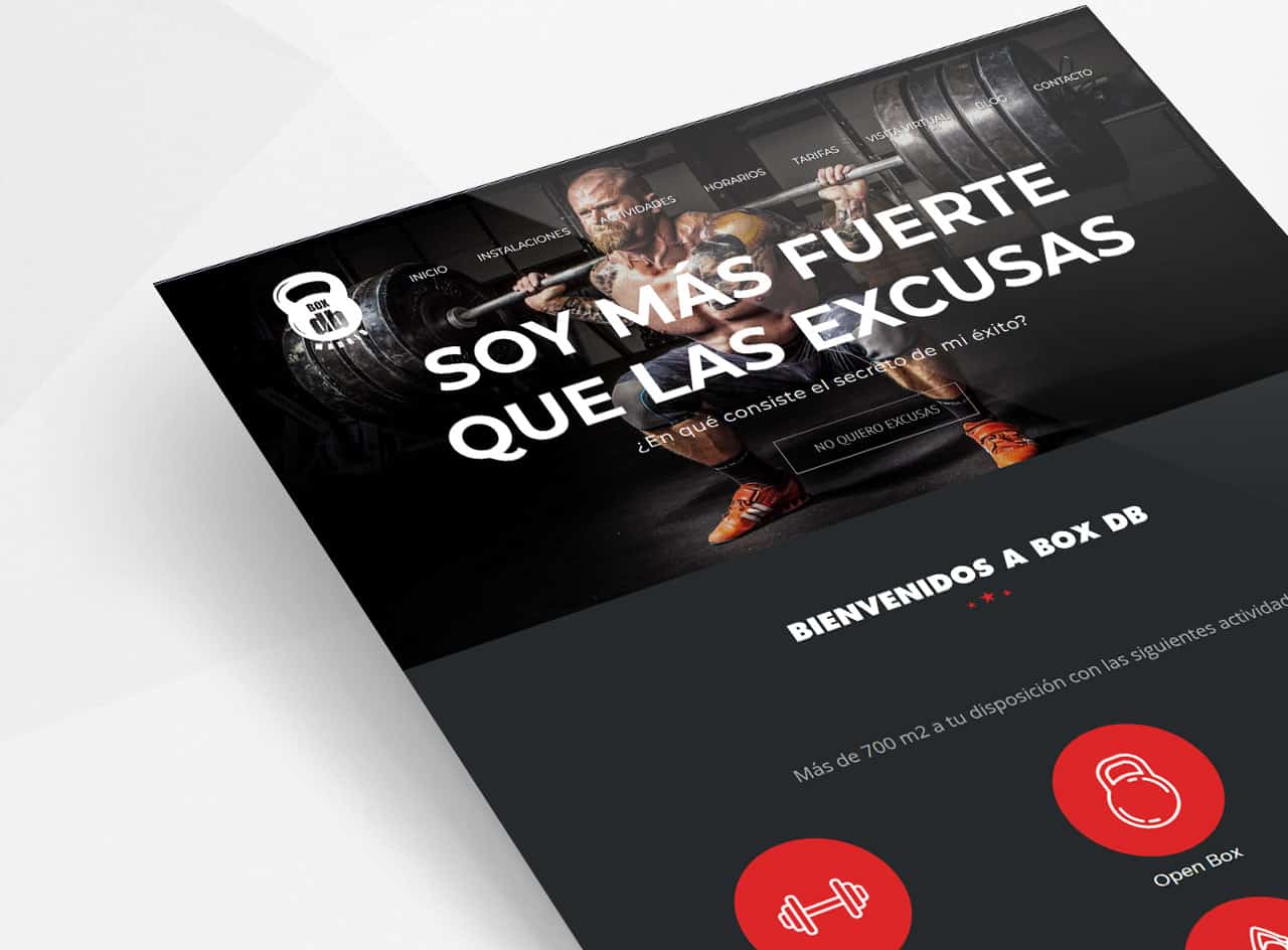 365studio Crossfit db Web Design Diseño Gráfico Identidad