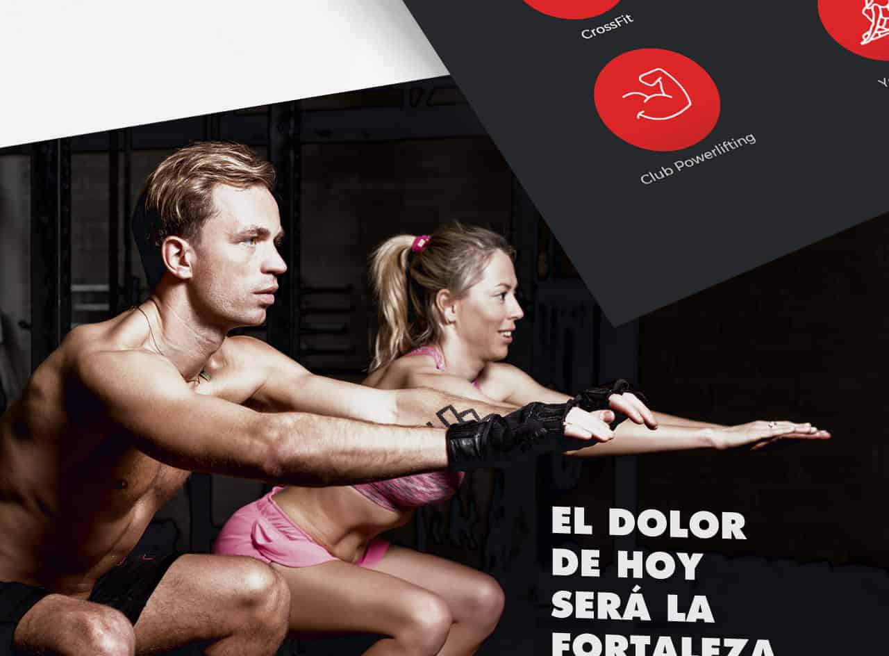 365studio Crossfit db Web Design Diseño Gráfico Identidad